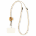 Lanyard personalizzabile per telefono Lucia in bambù naturale
