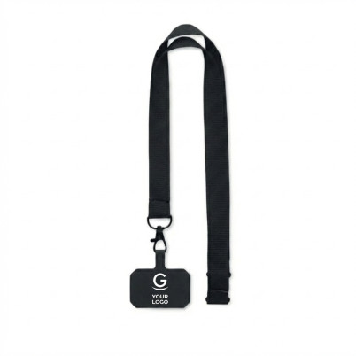 Lanyard porta telefono con cavo di sicurezza