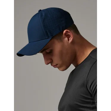 Cappellino personalizzabile Beechfield in poliestere riciclato con ventilazione