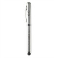 Laser pointer personalizzabile con punta touch e led bianco integrato