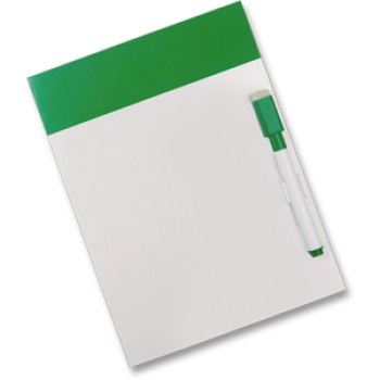 Gadget scontato personalizzato con logo - Lavagna magnetica, con pennarello magnetico e cancellino.