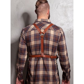 Leather Bib Apron X-Style