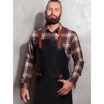 Leather Bib Apron X-Style