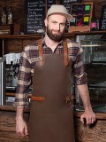 Leather Bib Apron X-Style