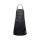 Leather Bib Apron personalizzabile Karlowsky con borchie in metallo bronzato