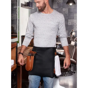 Leather Waist Apron personalizzabile Karlowsky con borchie bronzo e cinturino regolabile