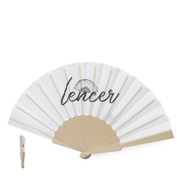ventaglio personalizzato con logo - Lencer
