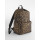 Leopard Print Backpack in poliestere riciclato con scomparto per laptop