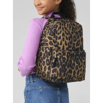 Leopard Print Mini Backpack