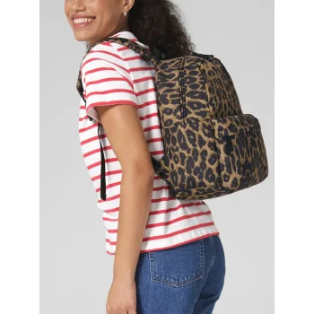 Leopard Print Mini Backpack