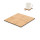 Set di sottobicchieri personalizzabili in bamboo design puzzle modulare