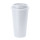 Coppa termica in PP riciclato da 450 ml con dispenser per bevande