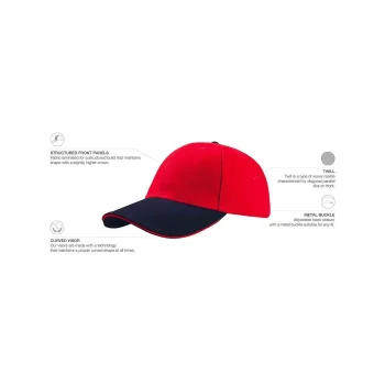 Cappellino baseball personalizzato con logo - Liberty Sandwich