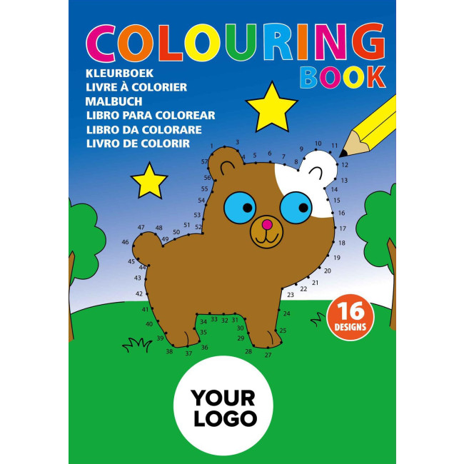 Libro da colorare formato A5 per bambini personalizzabile