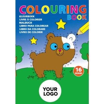 Giochi bambini personalizzati con logo - Libro da colorare per bambini Constanze