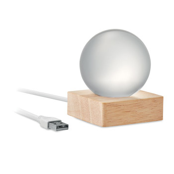 LIGHT - Palla di vetro a LED
