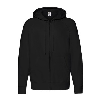 Felpa con zip personalizzata con logo - Lightweight Hooded Sweat Jacket