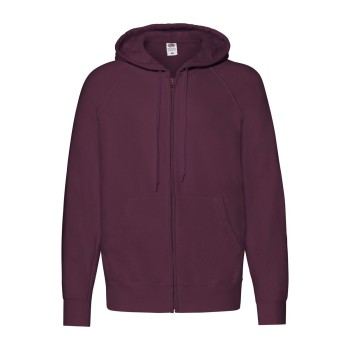 Felpa con zip personalizzata con logo - Lightweight Hooded Sweat Jacket
