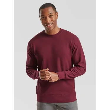 Felpa personalizzabile Fruit of the Loom maniche set-in cotone poliestere