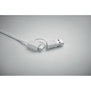 Cavi ricarica smartphone personalizzati con logo - LINEA - Cavo di ricarica retrattile da