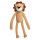 Peluche personalizzabile MBW con braccia e gambe lunghe in poliestere