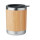 Bicchiere personalizzabile bamboo con doppio strato in acciaio inox 250ml