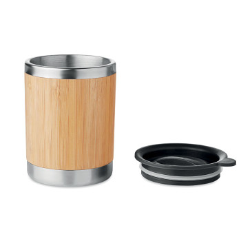 Tazze termiche personalizzate con logo - LOKKA - Tazza in bamboo 250ml
