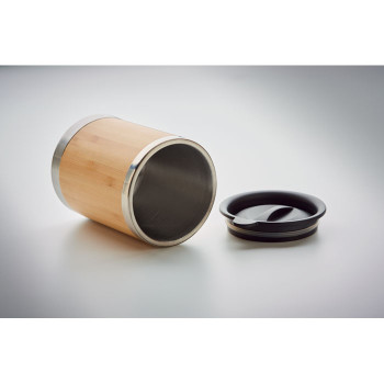 Tazze termiche personalizzate con logo - LOKKA - Tazza in bamboo 250ml