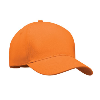 Cappellino baseball personalizzato con logo - LONG BEACH SINGA - Cappellino 5 pannelli 260 gr