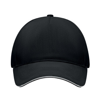 Cappellino baseball personalizzato con logo - LONG BEACH SINGA - Cappellino 5 pannelli 260 gr