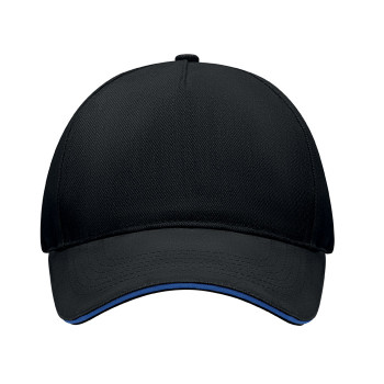 Cappellino baseball personalizzato con logo - LONG BEACH SINGA - Cappellino 5 pannelli 260 gr