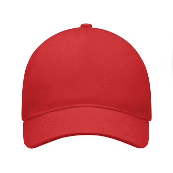 Cappellino baseball personalizzato con logo - LONG BEACH SINGA - Cappellino 5 pannelli 260 gr