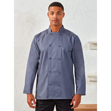 Abbigliamento ristorazione personalizzato con logo - Long Sleeve Chef'’s Jacket