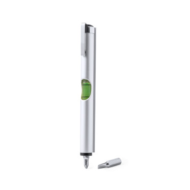 Multiutensile personalizzabile con livella e due teste cacciavite