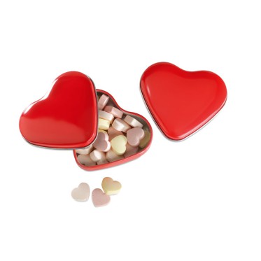 Regali San Valentino personalizzati con logo - LOVEMINT - Porta caramelle in latta