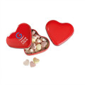 Lovemint porta caramelle personalizzabile in latta forma a cuore