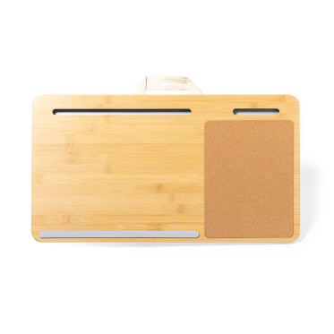 Tappetino organizer multifunzione personalizzabile in bambù e sughero naturale