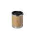 Bicchiere personalizzato con bambù e acciaio inox doppia parete 300 ml