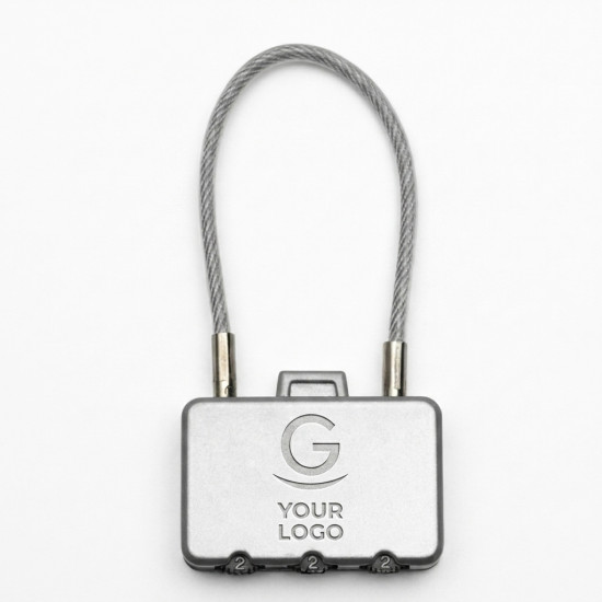 Lucchetto a combinazione personalizzabile design valigia compatto e resistente