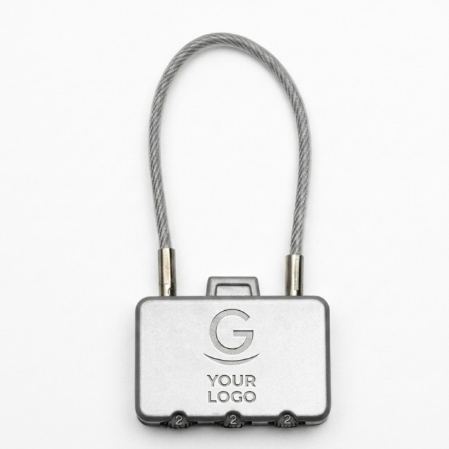 lucchetti per bagagli personalizzati - Lucchetto a combinazione personalizzabile design valigia compatto e resistente