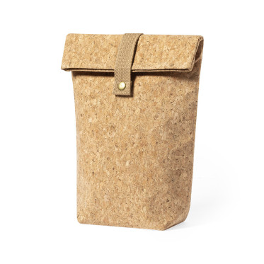 Borsa termica personalizzabile in sughero naturale con isolamento isotermico