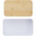 Lunch Box personalizzabile Impression con doppio scomparto e coperchio in bambù