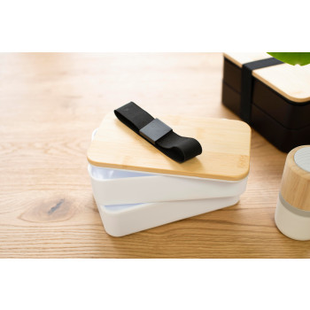 gadget ecologici con logo - Lunch Box con doppio scomparto in PP Maxton