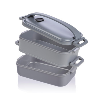 Lunch box Selwyn | Plastica | 2x 800 ml