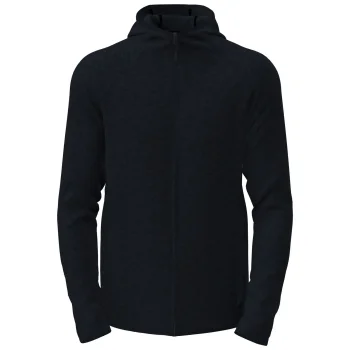 Lux Hooded Knit Fleece Jacket
