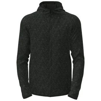 Lux Hooded Knit Fleece Jacket