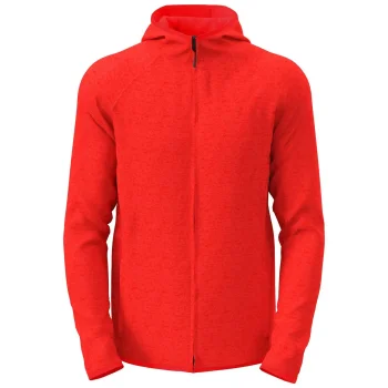Lux Hooded Knit Fleece Jacket
