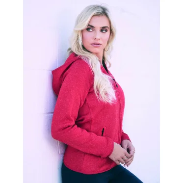 Lux Hooded Knit Fleece Jacket personalizzabile Stedman con cappuccio e tasche