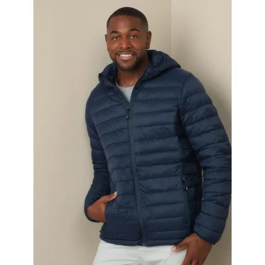 Lux Padded Jacket personalizzabile Stedman con cappuccio antivento e tasche zip