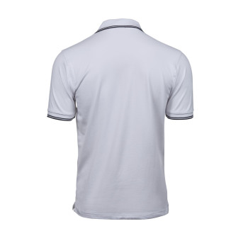 Luxury Stripe Stretch Polo